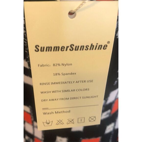 Summer Sunshine Maternity Swimsuit Size Medium - Picture 4 of 5